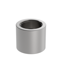 PF6T-OHC-CR 3/8 in Threaded Half Coupling 6000# T316L Stainless Steel Pipe Fitting